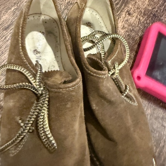 Spieth & Wendy Brown Suede Oxford Shoes with Classic Design - Picture 3 of 8